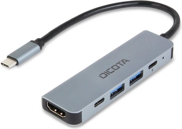 USB-C hub 5 az 1-ben HDMI 4K-val és 100 W-os Power Deliveryvel