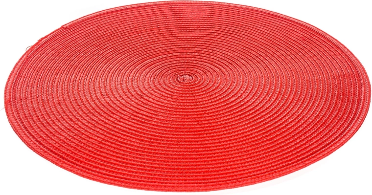 Kerek műanyag TONDO alátét 38 cm, piros