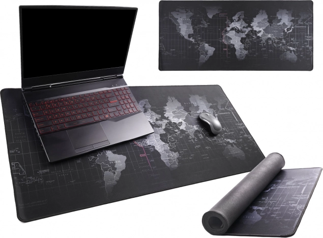 Nagy asztali alátét világ térképpel 40 × 90 cm