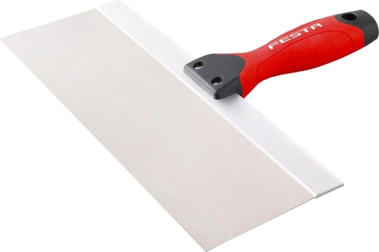 FESTA rozsdamentes acél simító merevítéssel, 300 mm