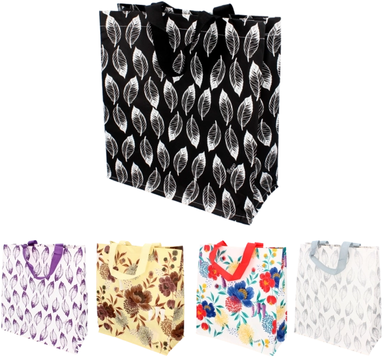 14 l-es bevásárlótáska laminált polipropilénből