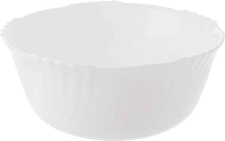 Luna opálüveg tálka hullámos dombormintával, 14 cm