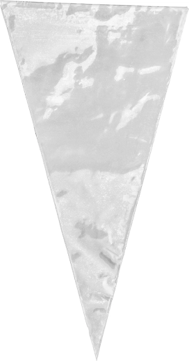 Eldobható díszítőhabzsák készlet 35 × 18 cm, fehér (10 db)