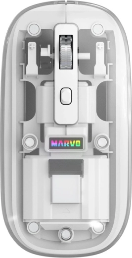 Marvo Prism B10 fehér vezeték nélküli irodai egér