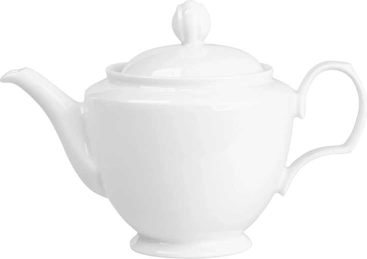 MariaPaula Klasyka klasszikus fehér porcelán teáskanna 0,6 l