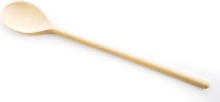 Ovális fa fakanál BRILLANTE 30 cm