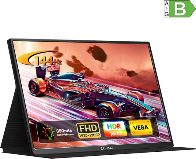 Hordozható monitor ZEUSLAP P16 Ultra 16" WUXGA 144 Hz