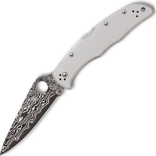 Spyderco Endura 4 titán zsebkés damaszk pengével 9,7 cm