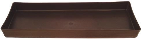 Barna virágládatálca 40 cm