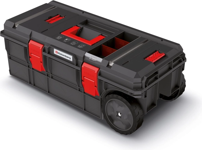 X-Block Tech gurulós szerszámos bőrönd, 79,5 × 38 × 30,7 cm, fekete