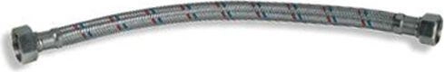 Rozsdamentes csatlakozó tömlő M 3/4" x M 3/4", 80 cm