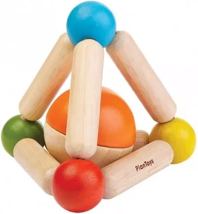 PlanToys formázható csörgő triangle