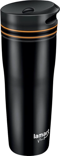 Lamart termo bögre 360 ml fekete/narancssárga