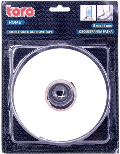 TORO kétoldalas ragasztószalag 5 m × 18 mm