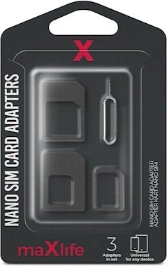 Maxlife Nano SIM adapterkészlet