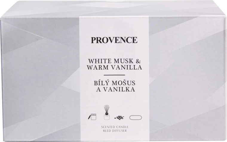 Musk Vanilla Provence ajándékszett – gyertya és diffúzor