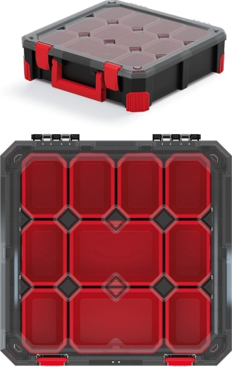 Titan rendező 10 rekesszel 390 × 390 × 110 mm