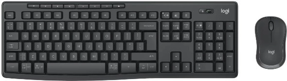Logitech MK370 Combo for Business vezeték nélküli, grafitszínű billentyűzet és egér