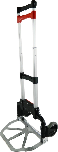 Összecsukható molnárkocsi teleszkópos fogantyúval, 68 kg teherbírás