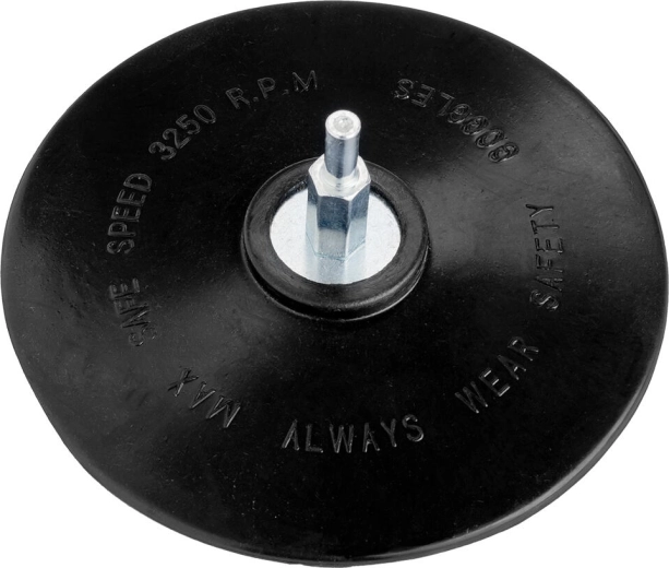 125 mm-es csiszolópapír-tartó tépőzárral