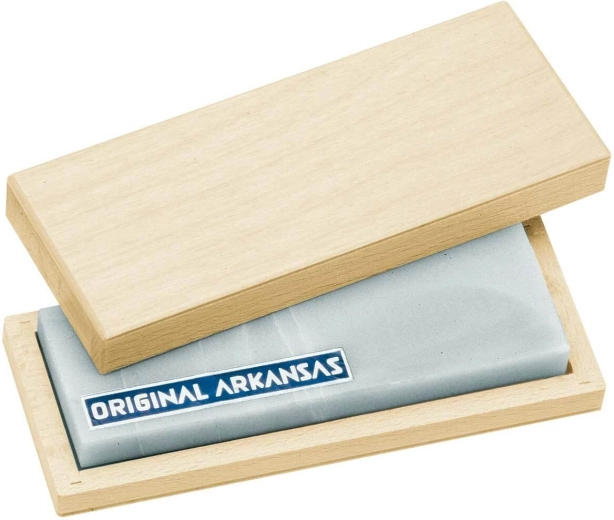 Arkansas fenőkő 8000, 20 × 5 cm Herbertz