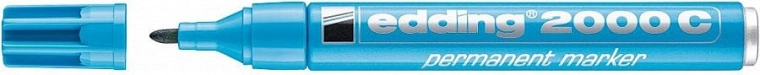Edding 2000 C permanent marker, világoskék