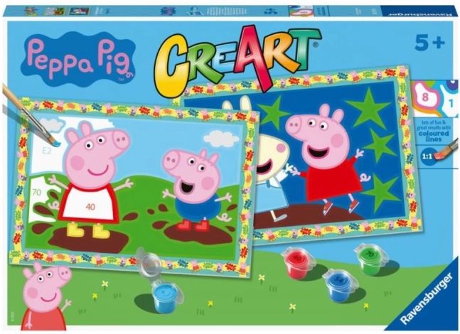 CreArt számfestés – PEPPA MALAC