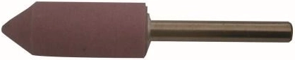 Csúcsos hengeres csiszolótörzs 16 × 40 mm, 6 mm szár, 80-as szemcseméret