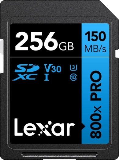 Lexar Professional 800x Pro SDXC 256 GB memóriakártya
