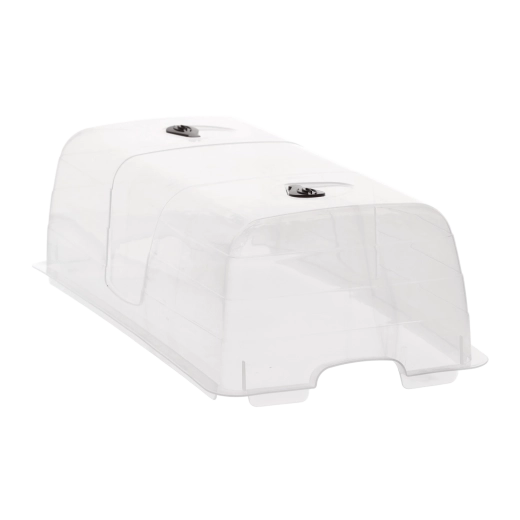 Tető a melegházi asztalhoz – átlátszó védőfedél