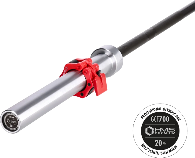 HMS Premium GCF700 olimpiai rúd 20 kg, 220 cm, 50 mm