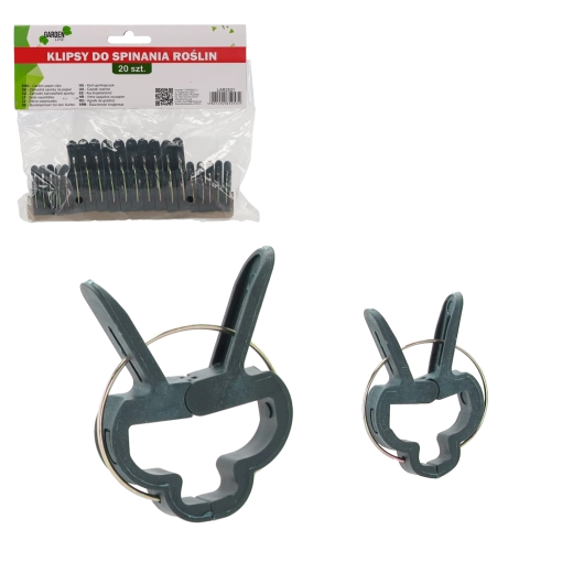 20 darabos kerti növénybilincs készlet 4,5 × 2,8 × 0,6 cm