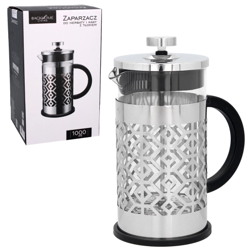 French press teához és kávéhoz 1 l