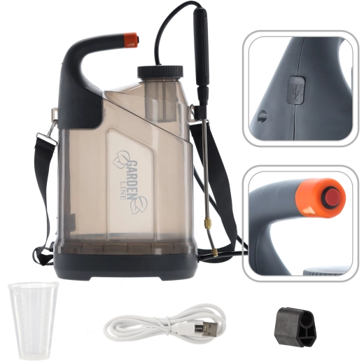 Akkumulátoros nyomáspermetező 7 l