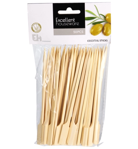 Bambusz nyársak 15 cm – 50 db-os készlet