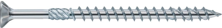Faépítési csavar 5,0 × 90 mm TX25, kék horganyzott (200 db)