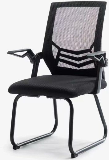 Ergonomikus fekete hálós irodai és konferenciaszék
