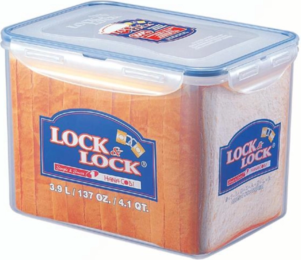 LOCKnLOCK ételtároló doboz, téglalap alakú, 3900 ml