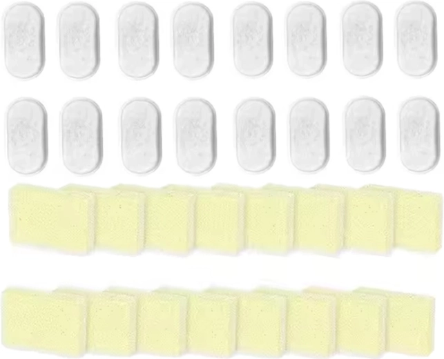 Csere szűrők ROJECO 1,5 l vízszökőkúthoz – 16 db-os készlet