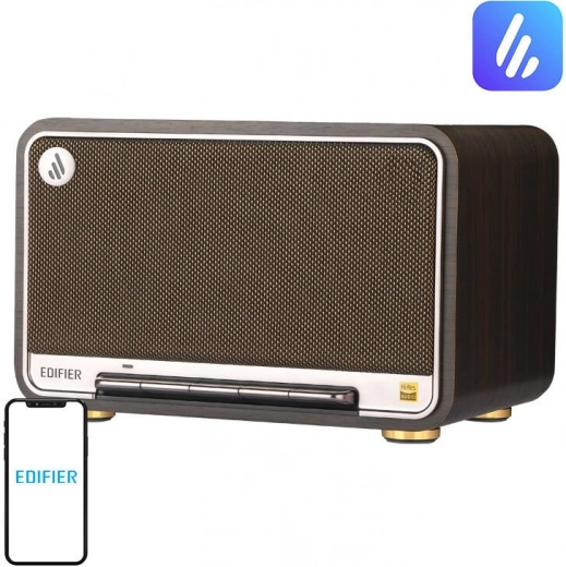 Vezeték nélküli Edifier D32 hangszóró – fekete dió