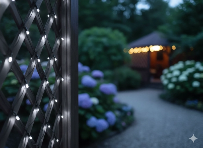 LED fényháló 2 × 2 m, hideg fehér, 256 LED, beltéri és kültéri