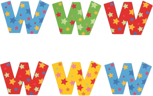 Csillagos betű Bigjigs Toys W