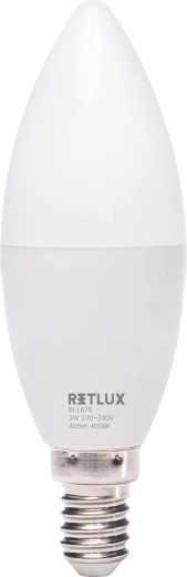 Retlux LED gyertyaizzó E14 3 W 405 lm hideg fehér
