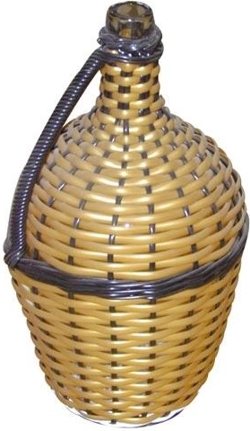 5 l fonott üvegballon – vegyes színek