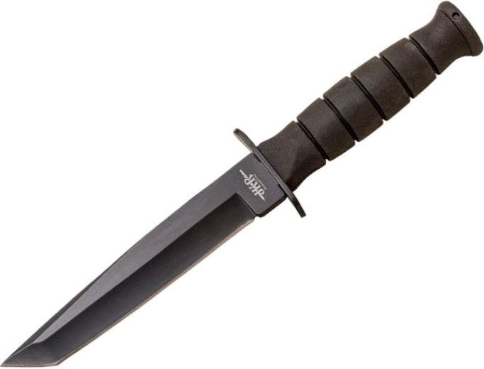 JOKER Combat Tanto taktikai kés, 15 cm, fekete, ABS markolat, nejlon tok