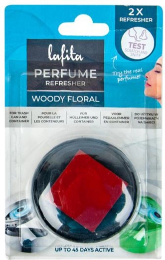 Lafita légfrissítő szemetesekhez woody illattal, 2 db