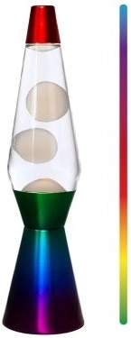 Lávalámpa váltakozó színű LED-del