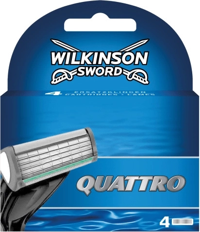 WILKINSON QUATTRO csere borotvafejek, 4 db