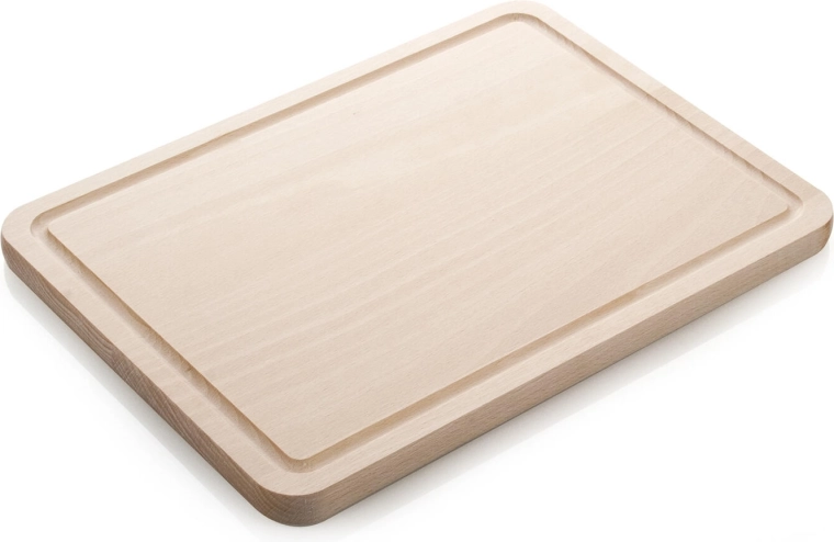 BRILLANTE fa vágódeszka vájattal 31 × 23 cm