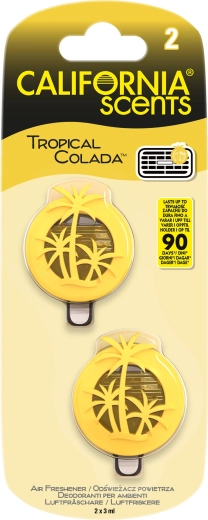 California Scents Mini Diffuser Tropical Colada autóillatosító